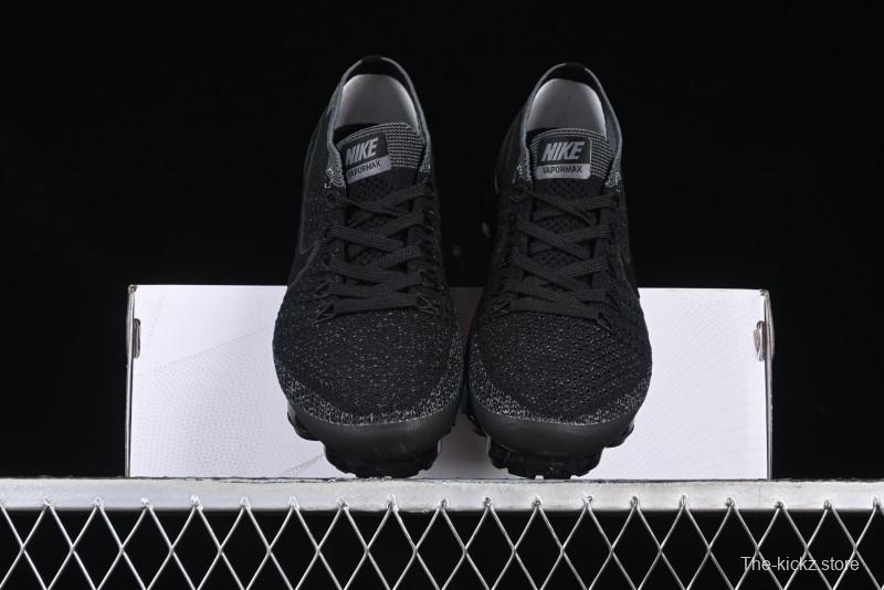 Nike Vapormax Flyknit Breathable Casual Running Shoes with Full-Length Air Cushion - 849558-007