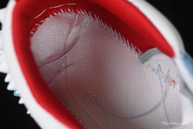 Christian Louboutin Funnyto Flat Comfortable Fashion Low-Top Sneakers with Raw Ice Blue Sole - X.D4