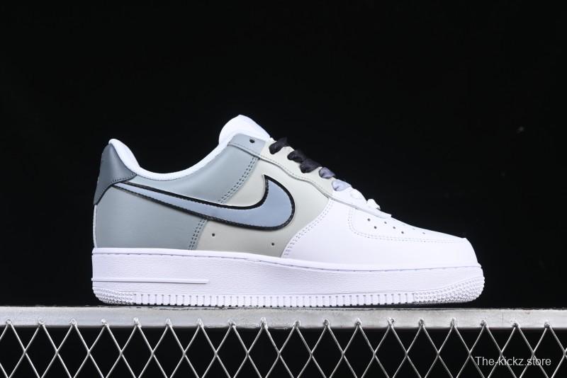 Nike Air Force 1 '07 Low Hand-Painted Broken Hook Casual Sneakers - CV2288-011