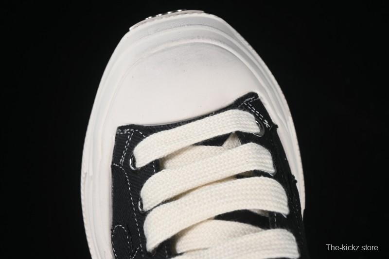 Shoot Brand Resonance Black Plum Retro Comfort Leather Anti-Slip Elevated Low-Top Casual Skate Shoes - AJD4