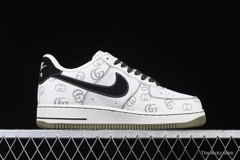 Nike Air Force 1 '07 Low Gucci Collaboration Classic Pattern Low-Top Casual Sneakers - CH6336-516