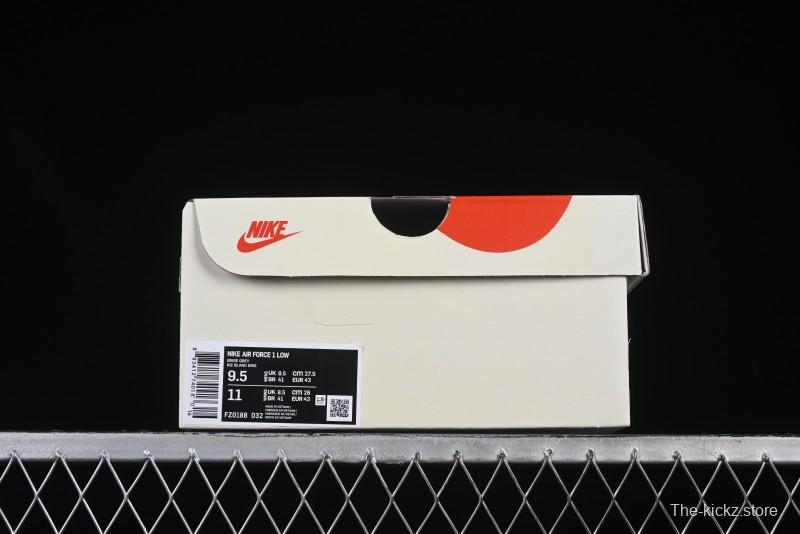 Nike Air Force 1 '07 Low Chrome Hearts Collaboration Silver Grey Low-Top Casual Sneakers - FZ0188-032