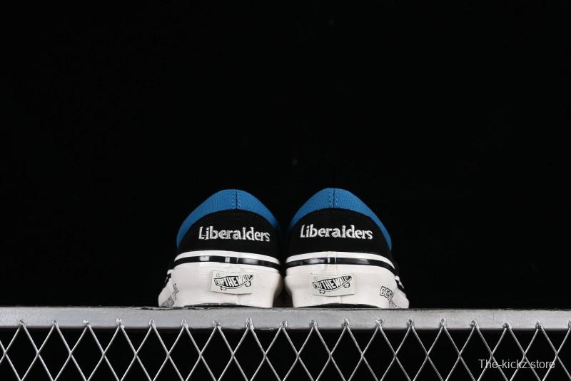 Vans Slip-On x Liberaiders Origami Checkerboard Low-Top Casual Sneakers - VN000V0SAPK