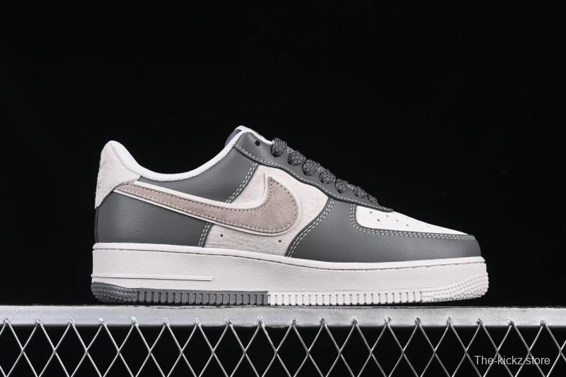 Nike Air Force 1 '07 Low North Face Collaboration Light Grey Two-Tone Low-Top Casual Sneakers - DM6688-046