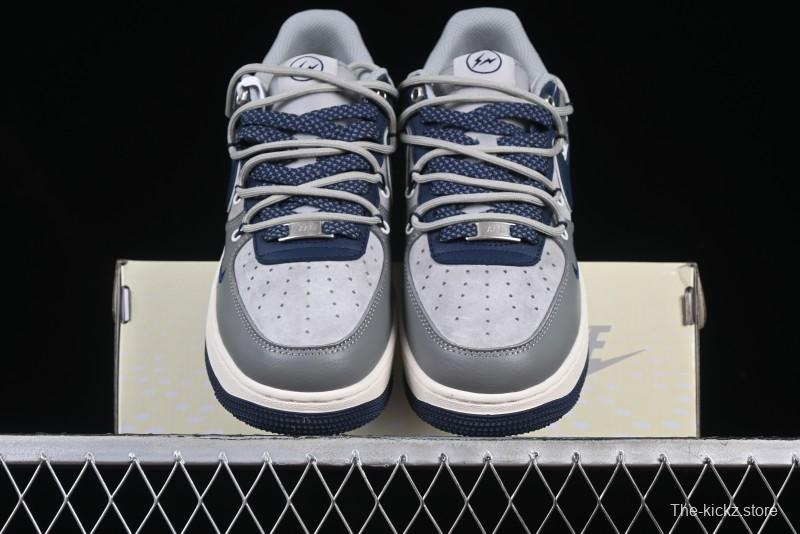 Nike Air Force 1 '07 Low Lightning Collaboration Cement Grey Drawstring Casual Sneakers - SJ1198-111