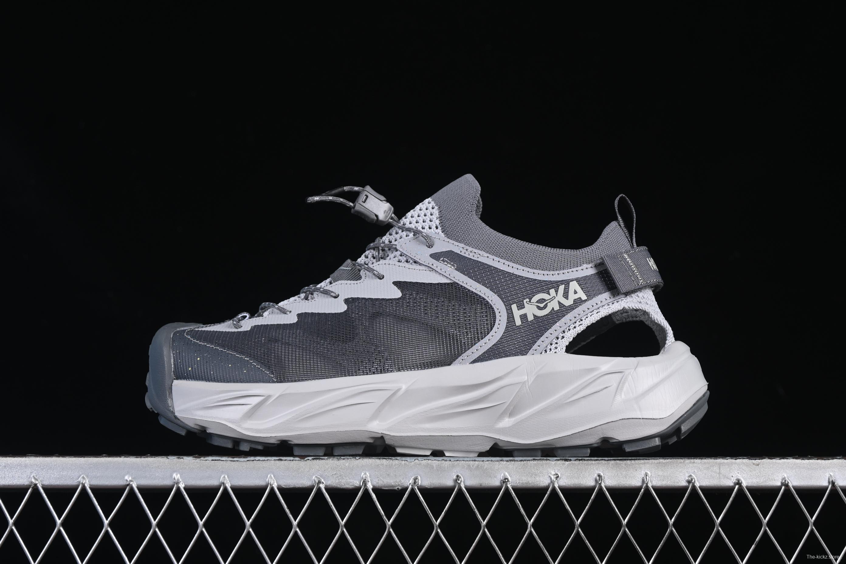 HOKA One One Hopara Gray Adventure Sandals – Trail-Ready Performance Footwear