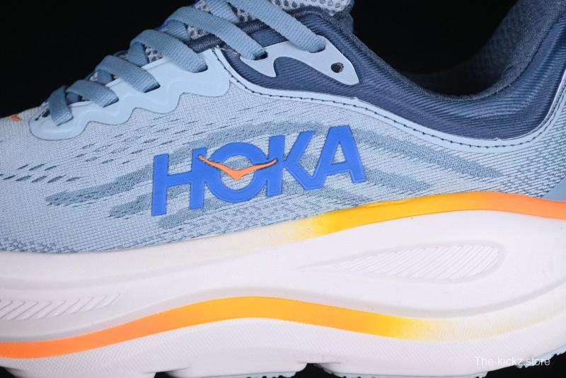 HOKA ONE ONE Bondi 9 Cushioned Running Shoes with Soft EVA Midsole - 1162013 DNP