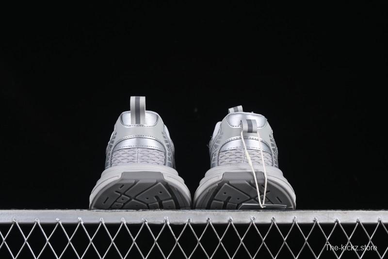 GG-CC Casual Running Shoes with Asymmetrical Design - 5509 Silver