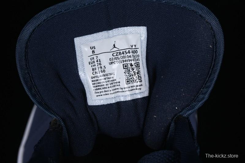 Nike Air Jordan 1 Low AJ1 Patriot Blue Red Low-Top Casual Lifestyle Sneakers - CZ8454-400