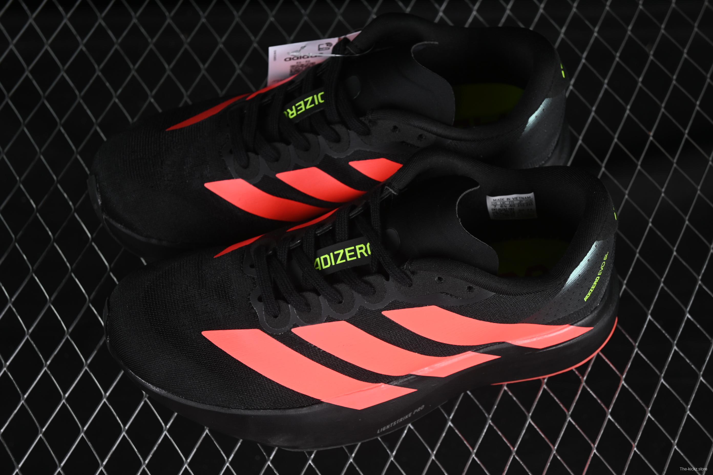 Adidas Adizero Evo SL Lightweight Breathable Cushioned Running Shoes - JR3414