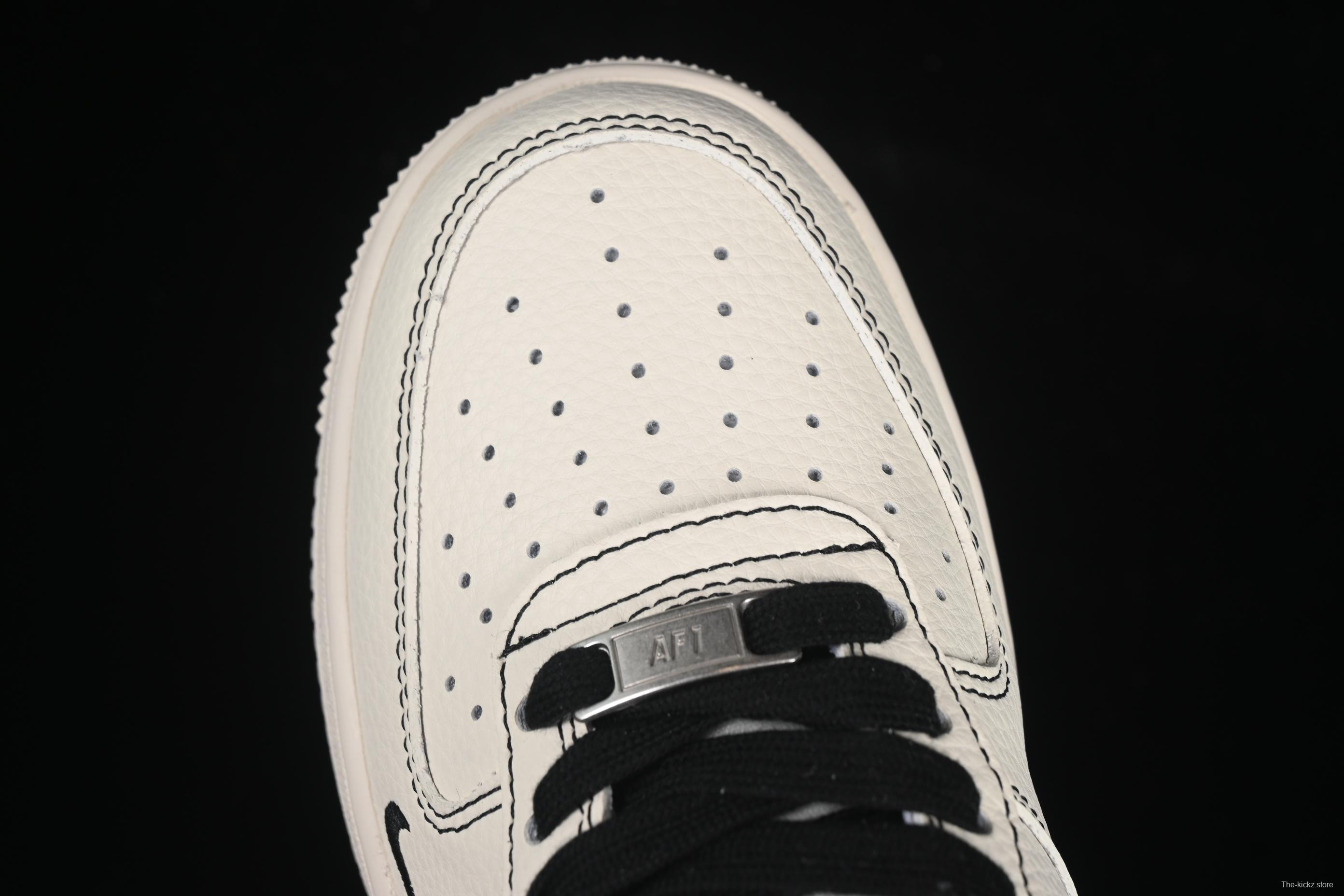 Nike Air Force 1 '07 Low Dior Collaboration Two-Tone Dior Swoosh Casual Sneakers - XS1958-544