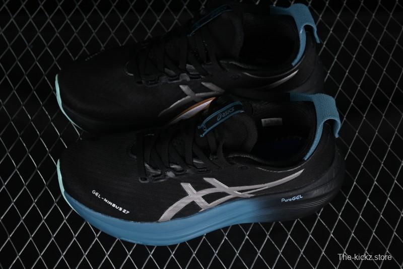 Asics Gel-Nimbus 27 Retro Breathable Casual Shoes with Cushioning for Men - 1011C093-001