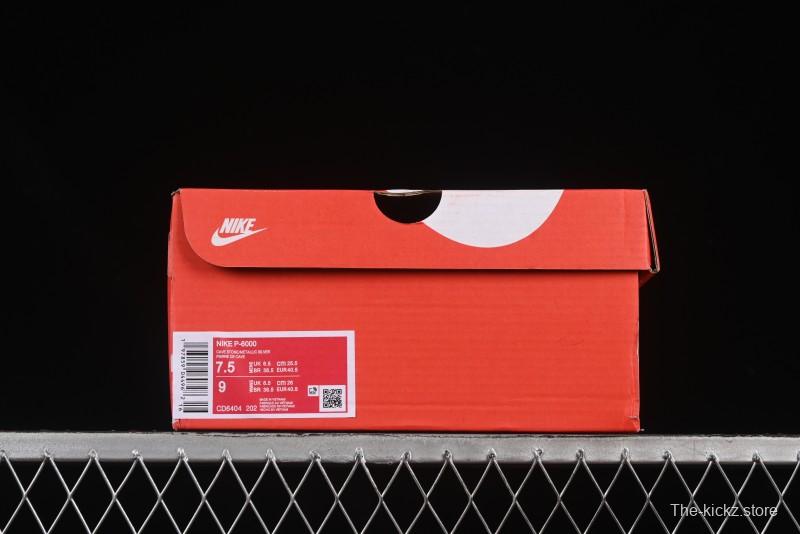 Nike P-6000 Prm Retro Casual Sneakers with Layered Design - CD6404-202