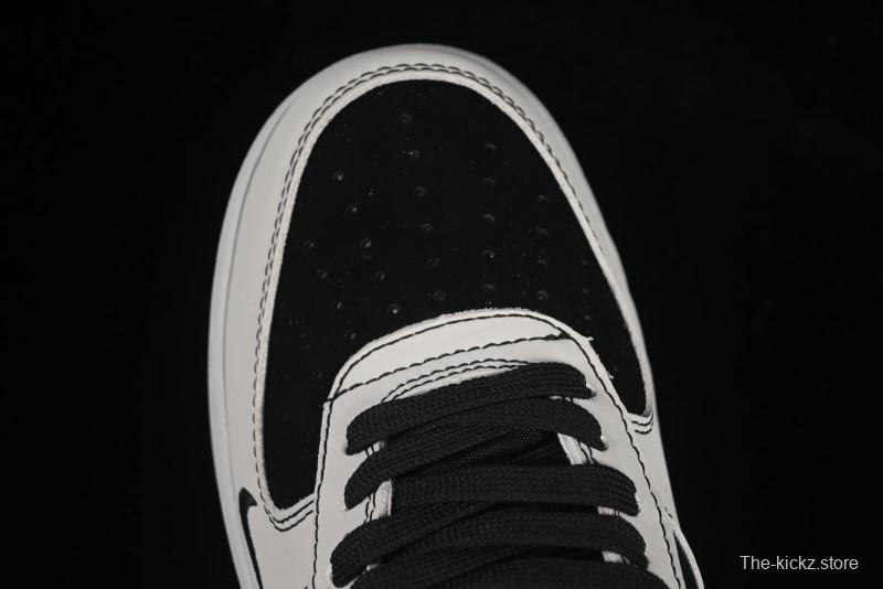 Nike Air Force 1'07 Low GD Collaboration Chrysanthemum Swoosh Casual Sneakers - DF0188-055