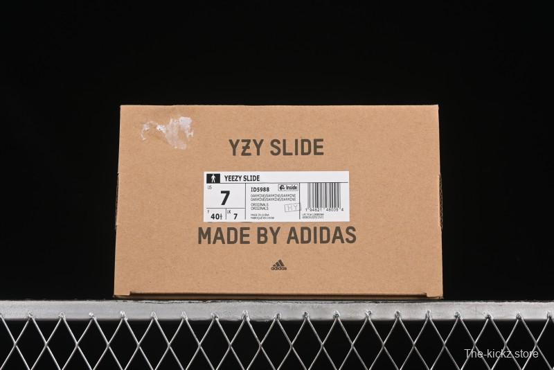 Adidas Yeezy Slide Comfortable Slippers with EVA Foam and Grooved Sole Design - ID5988