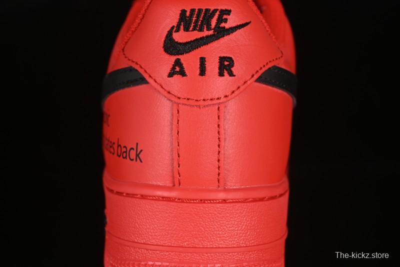 Nike Air Force 1'07 Low Watermelon Red Casual Sneakers with Full-Length Air Cushion - FD7039-600