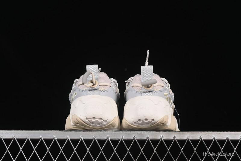 Fila Heritage Fluid Cat Claw 5.0 Vintage Dad Shoes with Lace-Up Design - F12W412105FLV