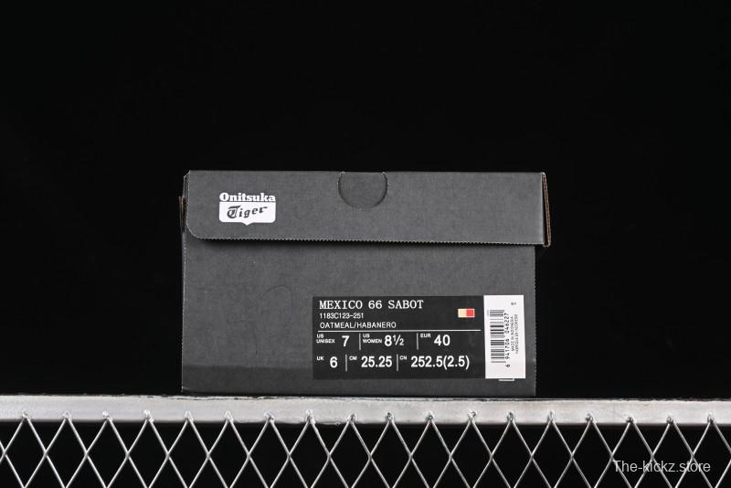 Onitsuka Tiger Mexico 66 Sabot Slip-On Sneakers with Breathable Mesh Upper - 1183C123-251