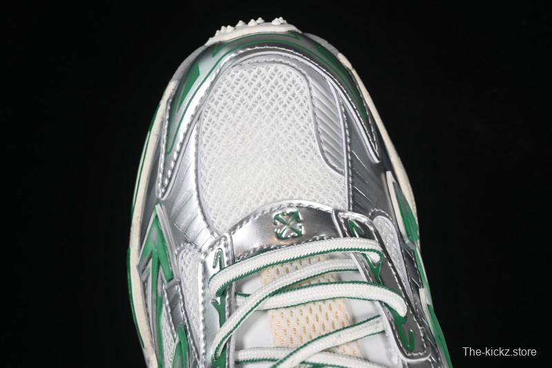 Off-White Be Right Tie-Dye Green Low-Top Lifestyle Casual Shoes - X.E5