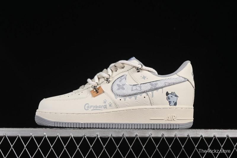 Nike Air Force 1'07 Low x Capybara "Frankenstein" Casual Sneakers - LV0506-220