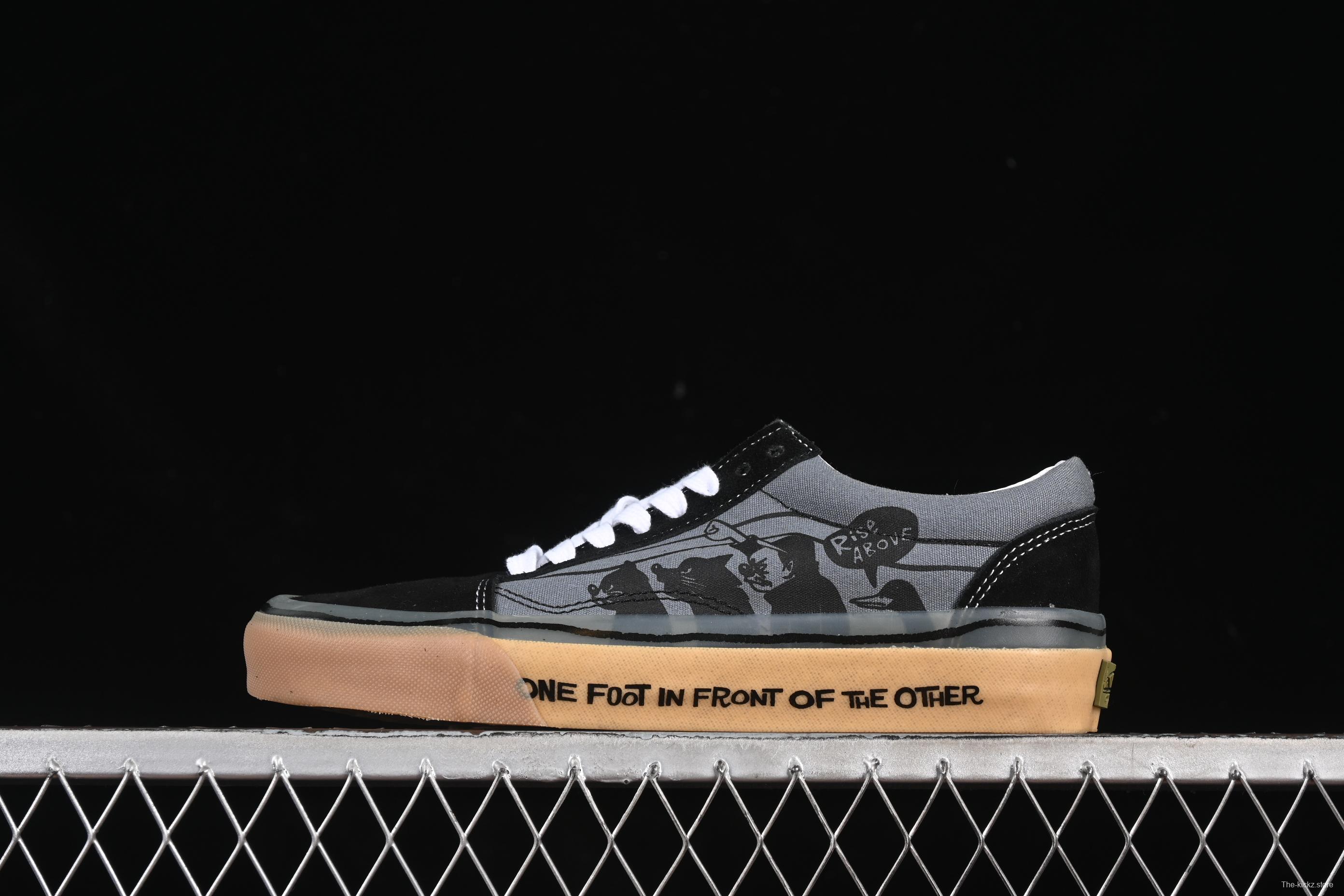 Vans Premium x Hanai Artist Collaboration Low-Top Casual Skate Shoes - VN000D56BN5