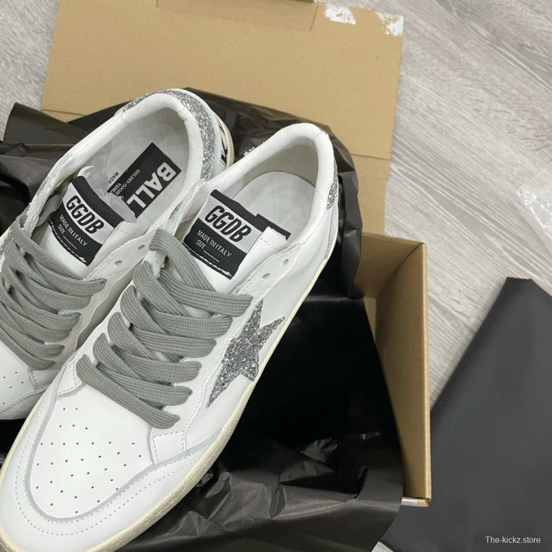 2024 Unisex GGDB White Grey Leather Sneakers MJ00260