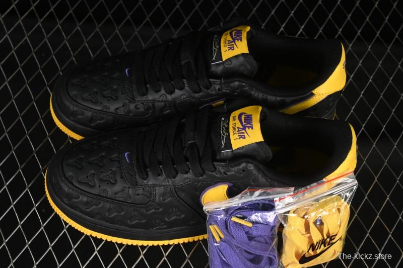 Nike Air Force 1 '07 Low Kobe Full-Grain Leather Casual Sneakers - HV5122-001