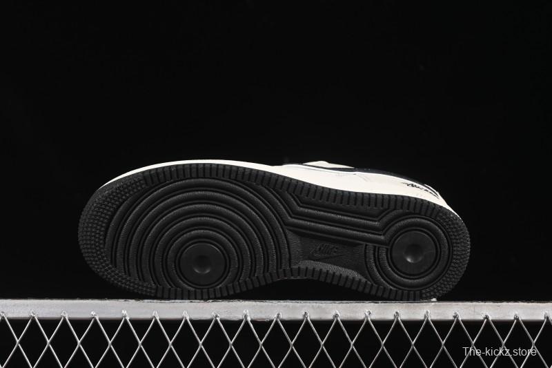 Nike Air Force 1 '07 Low Stussy Collaboration White Gray Casual Sneakers - KK1988-093