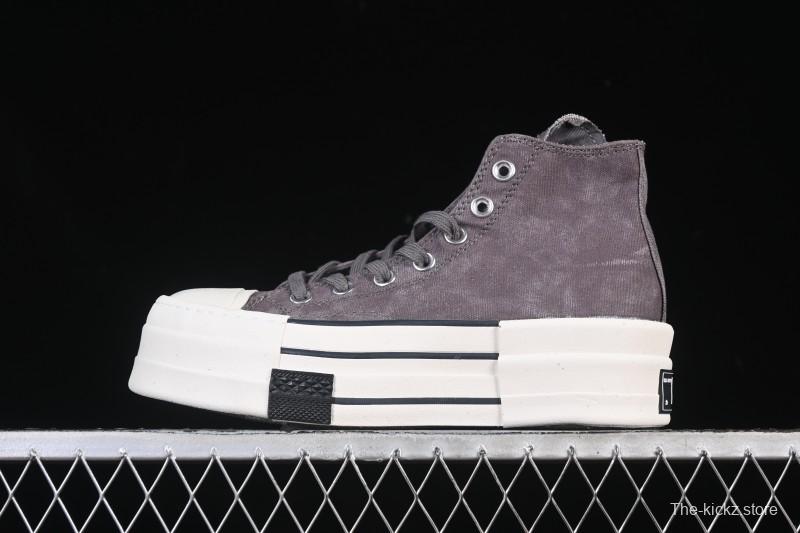Rick Owens Drkshdw Converse Chuck 70 High Top Platform Canvas Sneakers - A06755C