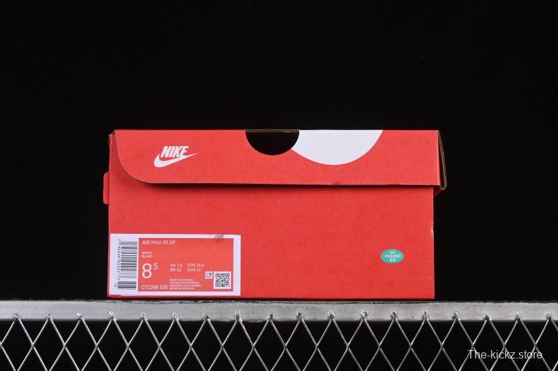 Nike Air Max 95 Retro Cushioned Running Shoes with Air Sole - CT1268-100