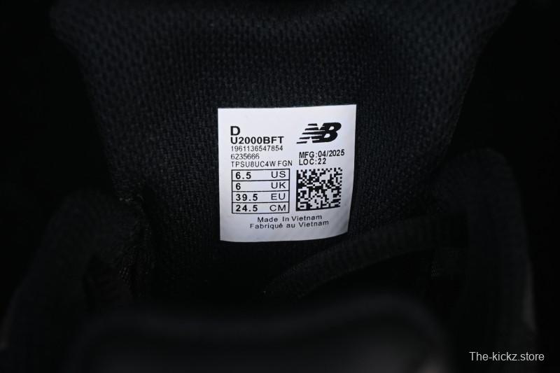 New Balance 2000 Series Retro Dad Style Casual Sports Running Shoes - U2000BFT