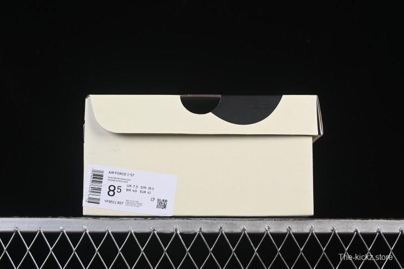 Nike Air Force 1'07 Low Gucci Collaboration White Light Brown Low-Top Casual Sneakers - YF9511-807