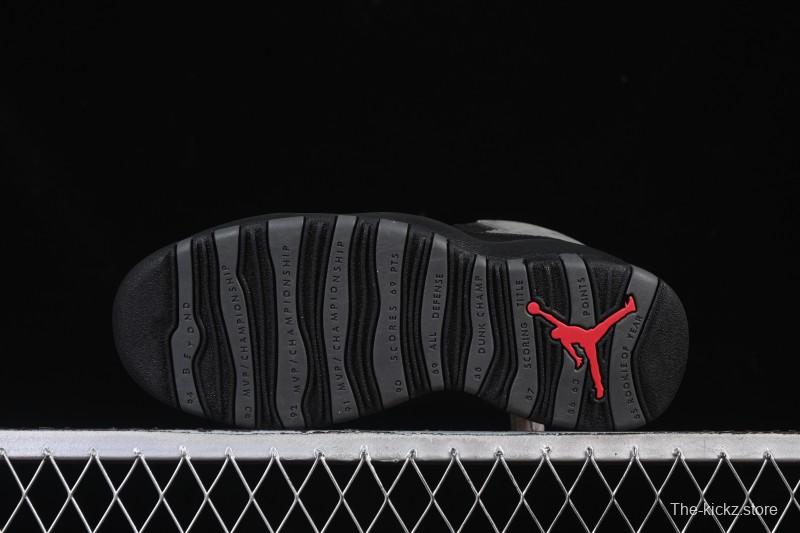 Nike Air Jordan 10 Retro Shadow Grey Basketball Shoes - HJ6779-001