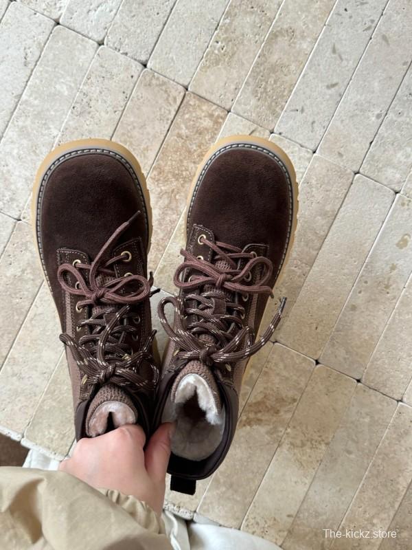 Agoge Autumn Winter New British Style Ankle Boots Martin Boots - KFY00