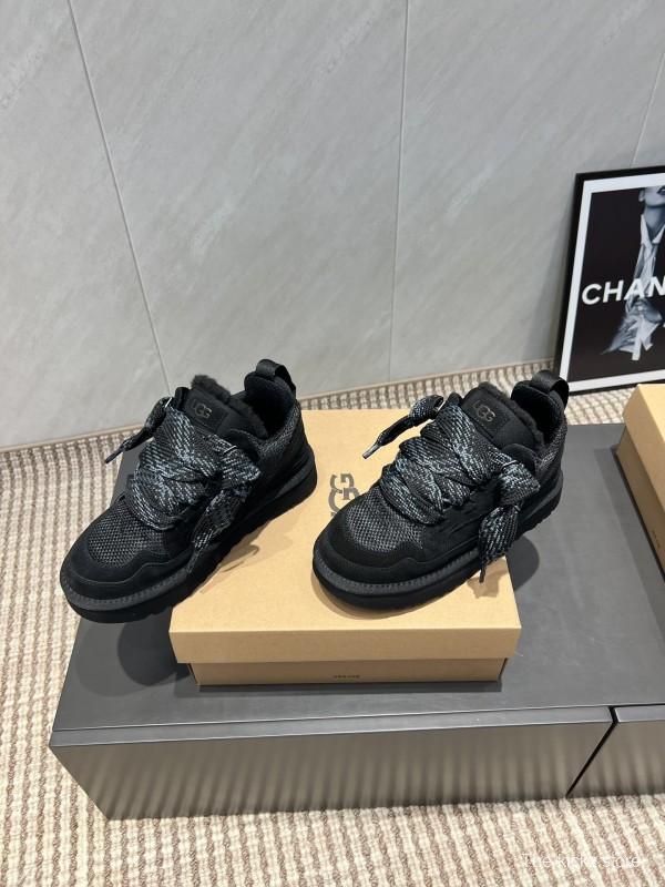 UGG Platform Casual Shoes with Round Toe and Thick Sole - MJ00270