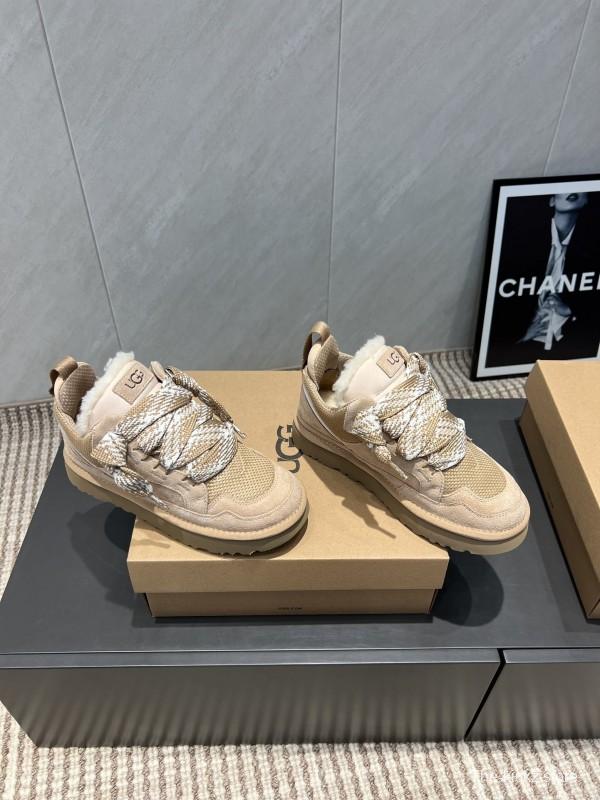 UGG Platform Loafers Series Round Toe Chunky Sole Casual Shoes - MJ00270