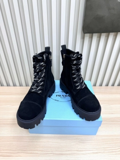 Prada 2025 SS Platform Martin Boots - LY0350