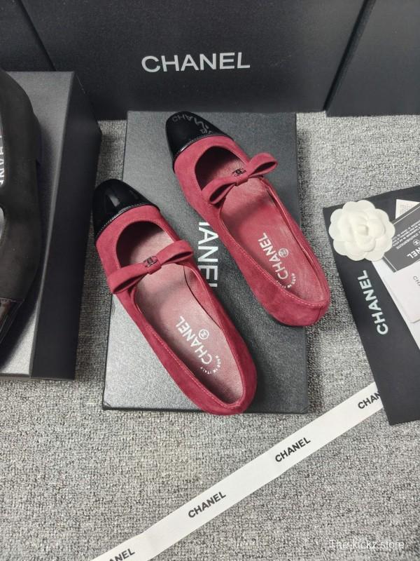 Chanel Classic Slingback Bow Flats - LY00290