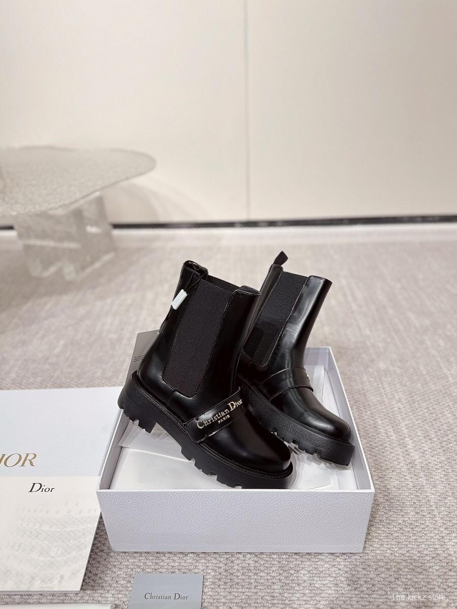 DIOR CHRONO Slip-On Motorcycle Boots - LY00340