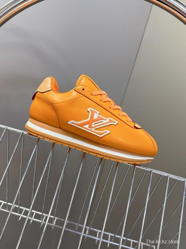 Louis Vuitton 2025 SS Pharrell Williams Collaboration Thick Sole Sneakers Retro Running Shoes - KFY00380/KFY00390