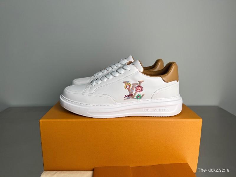 Louis Vuitton Beverly Hills Low-Top Fashion Sneakers Unisex Couple Style - YC