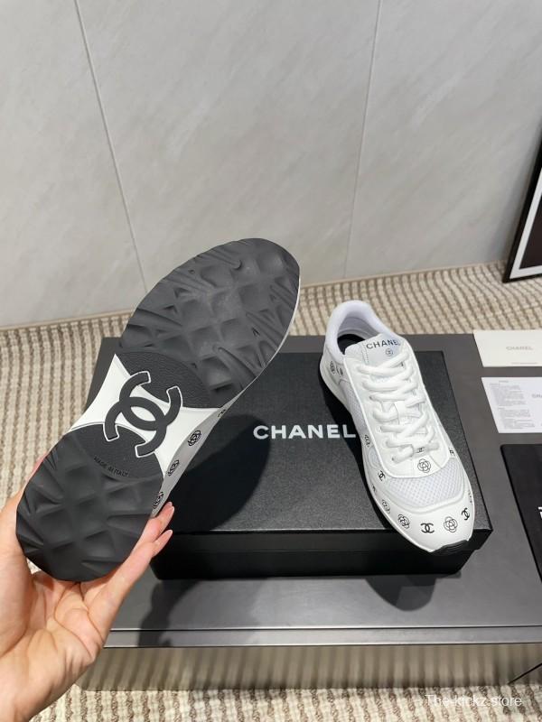 Chanel Silver Horn King II Casual Series Sports Shoes - KFY00330