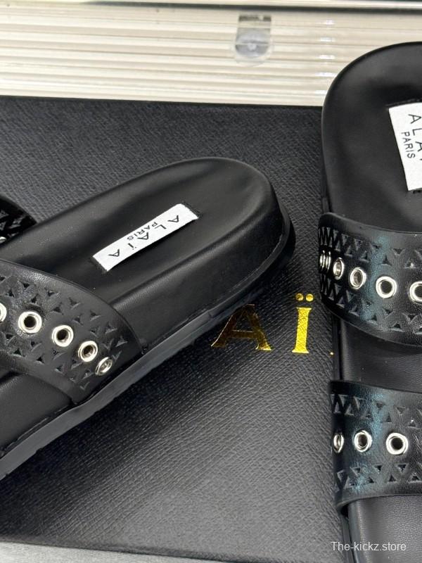 Alaia Spring Summer 2025 Hollow-Out Casual Sandals - KFY00260