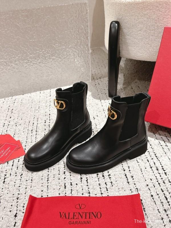 Valentino 2025 SS Metal Element Short Boots - LY00330